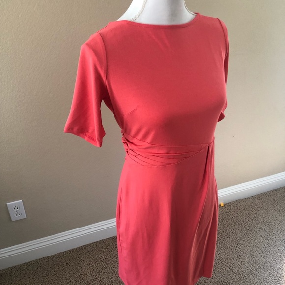 ANN TAYLOR Coral Career Dress - Picture 2 of 4